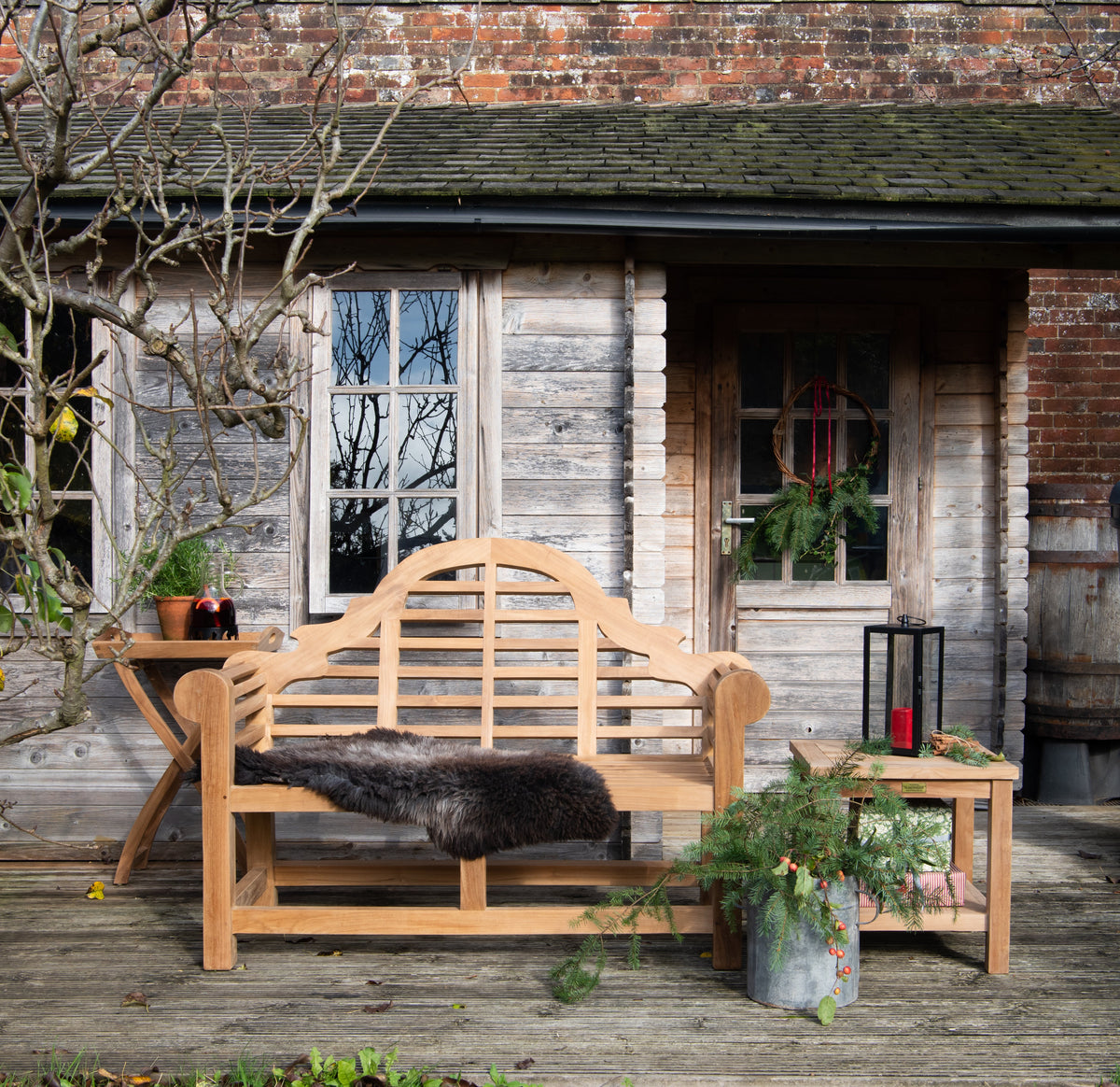 3 seater Lutyens style bench