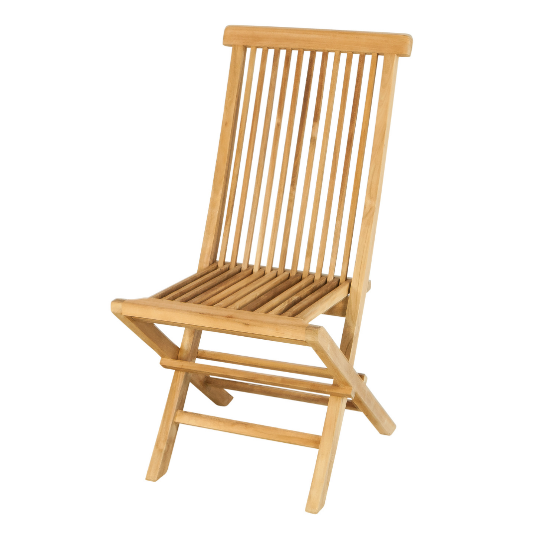 Teak Snapdragon Folding Dining Chair