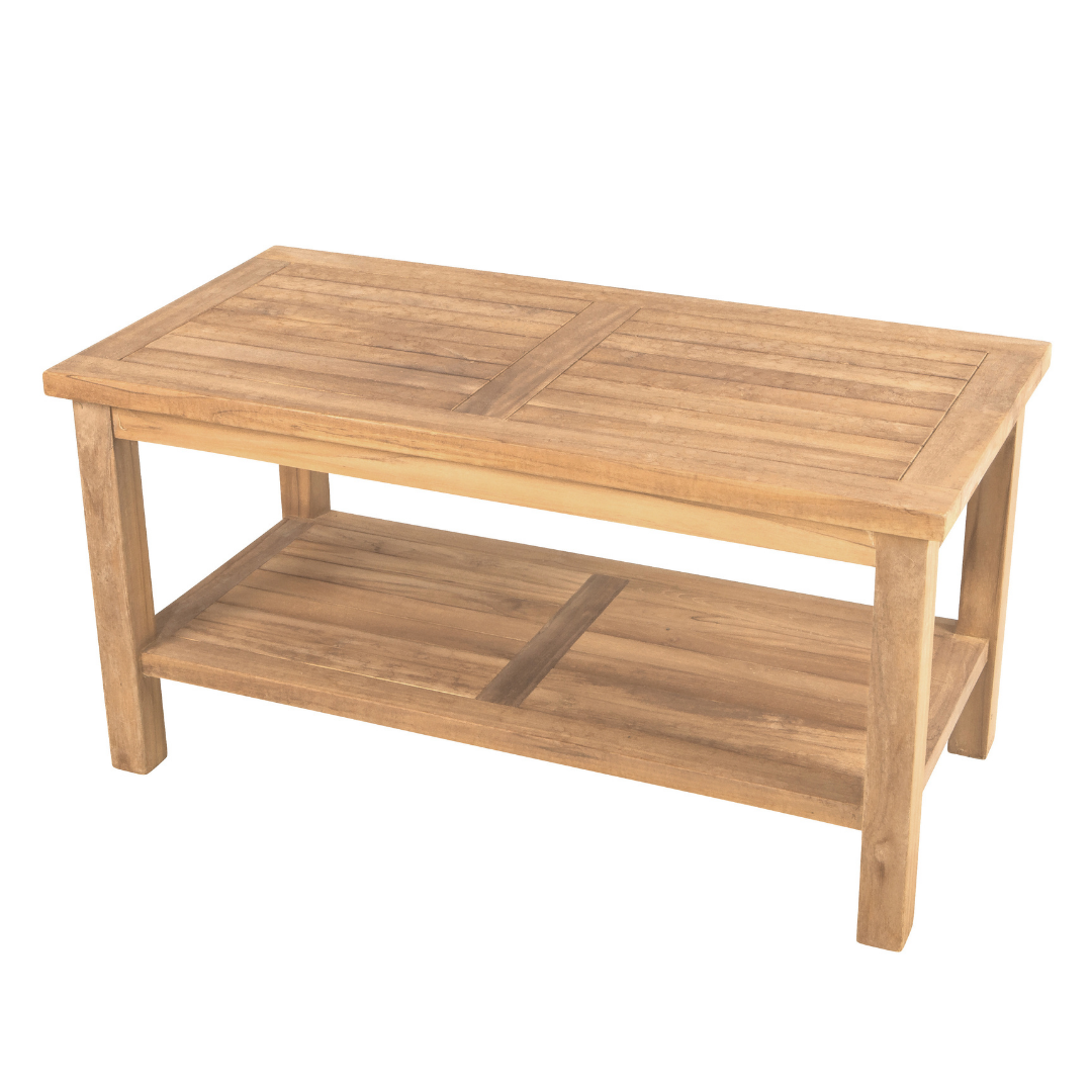 Teak Rose Rectangular Coffee Table