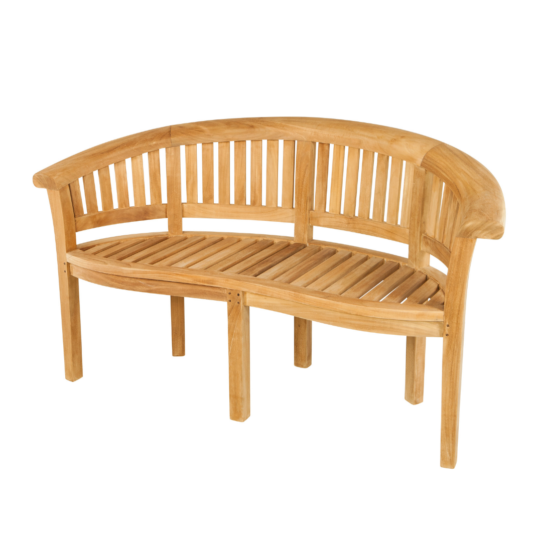 Teak Sulawesi Crescent Bench