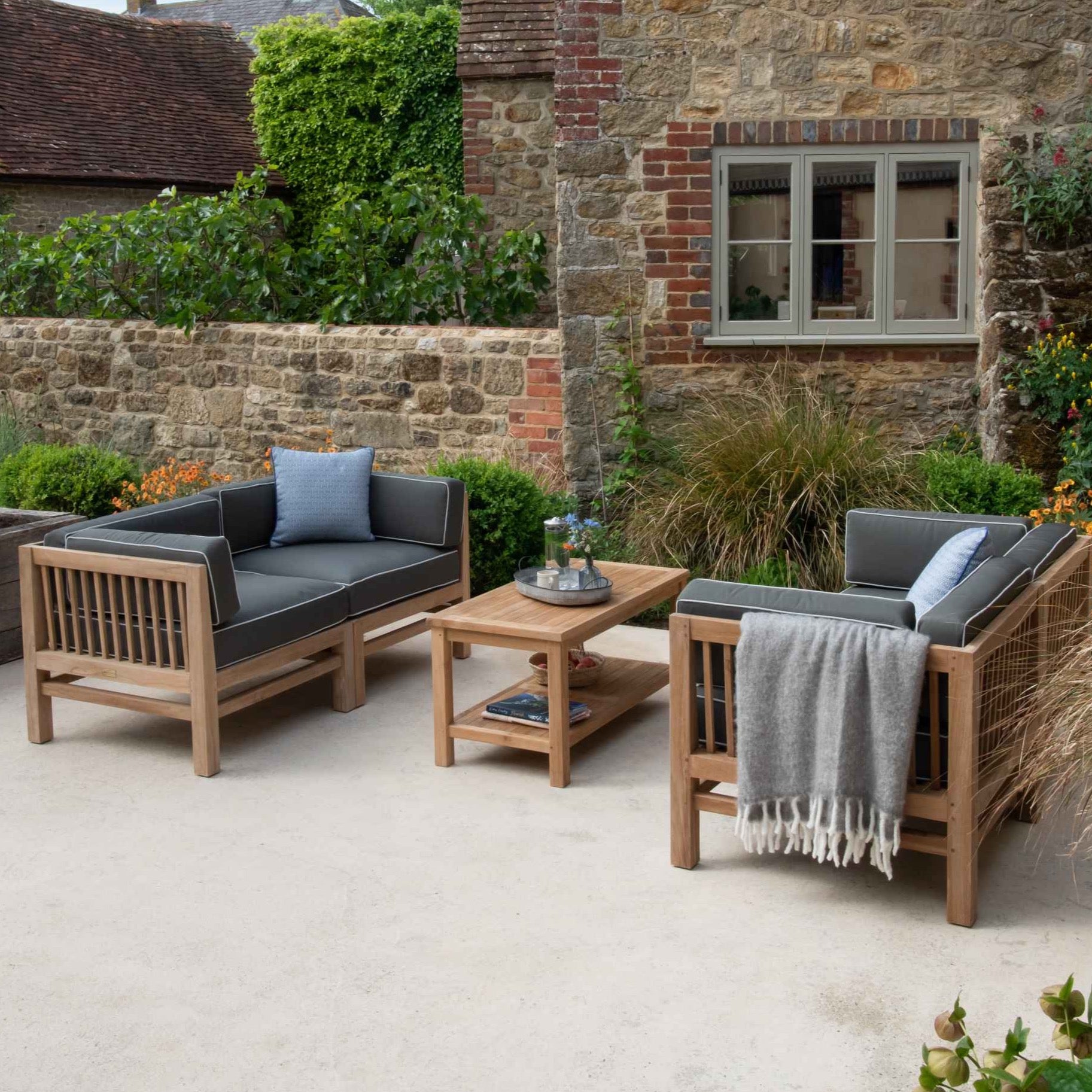 Teak modular on sale outdoor furniture